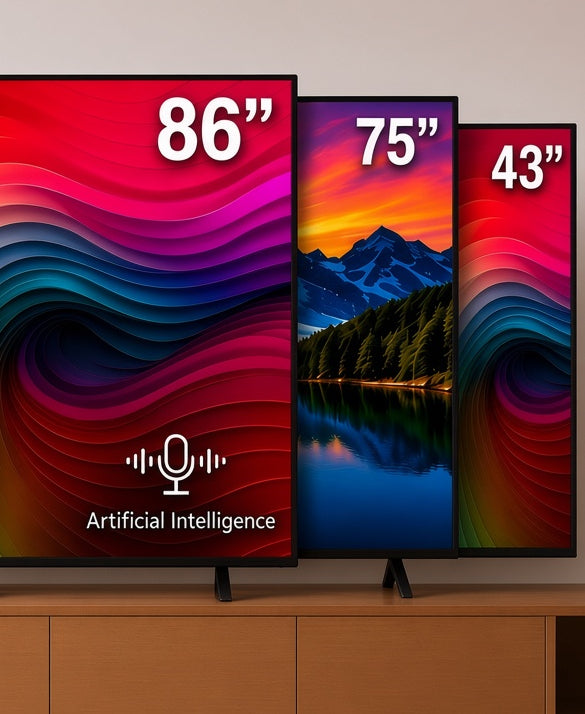Smart TVs - 43" | 75" | 86"