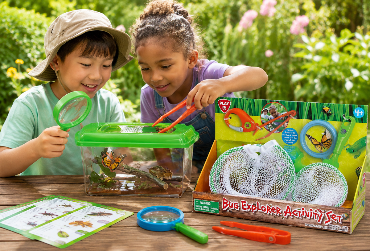 Play Go Bug Explorer Activity Set, With Bug Box, Net & Magnifying Glass