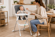 Ingenuity Sun Valley Compact Folding High Chair - Grey