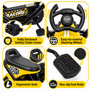 Kids Go-Kart - Yellow