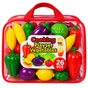 Cooking Play Set Vegetables - 26 Piece