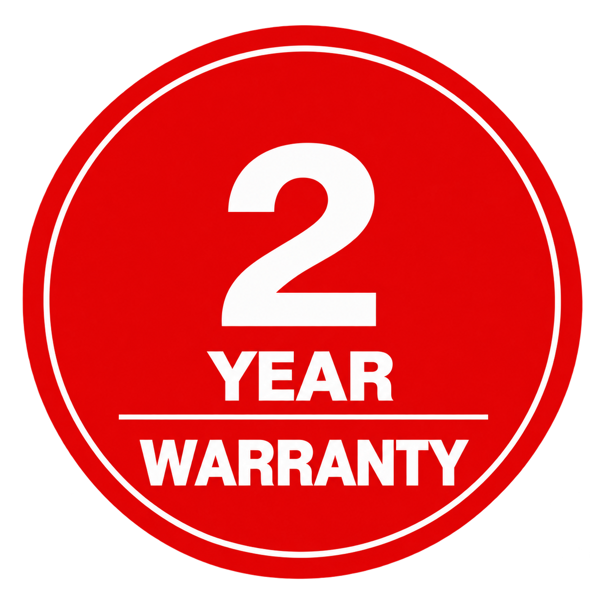 2 Year Warranty Badge F