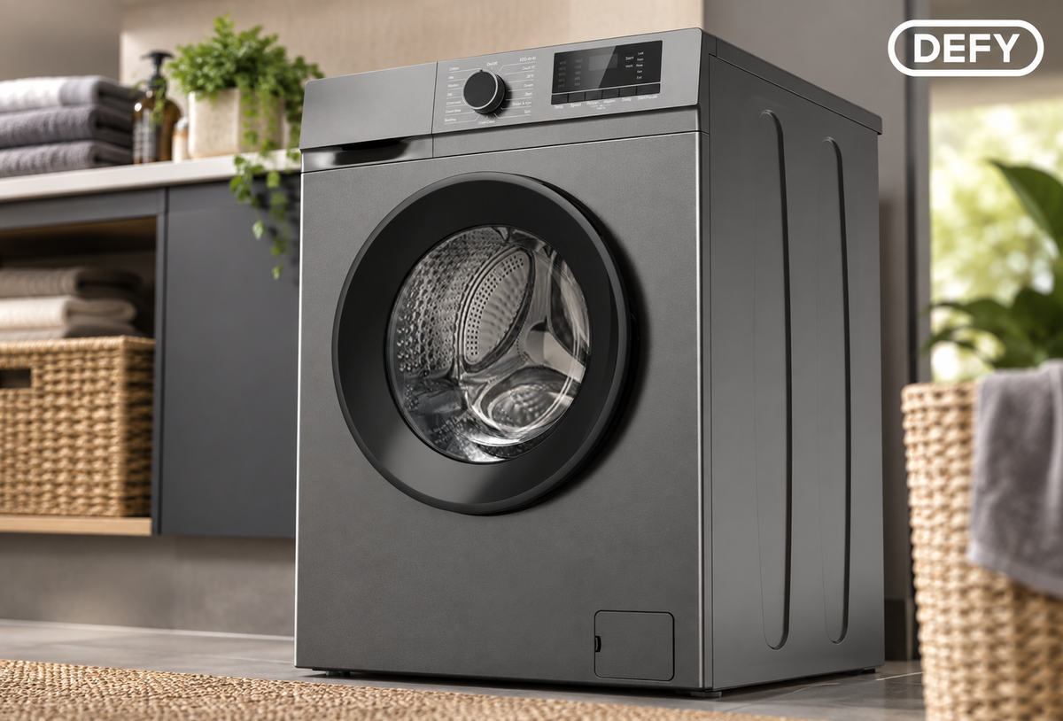 Defy 6kg Front Loader Washing Machine - Manhattan Gray - DAW392