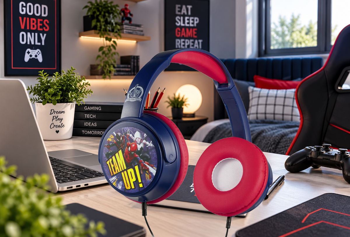 Spider-Man Auxiliary Headphones - MV-6513-SP