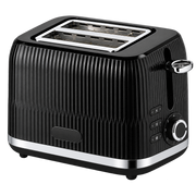 Bossanova 2-Slice Auto Pop Toaster Black 870W