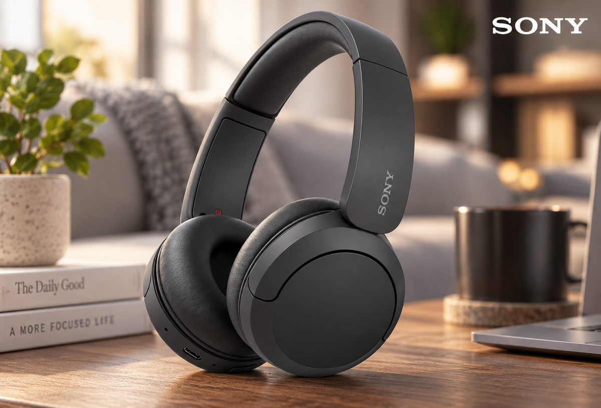 Sony WH-CH520/BZE WH-CH520 (Black) Bluetooth On-Ear Headphones