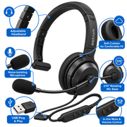 Astrum Wired USB Mono Headset with Boom Microphone – HU620