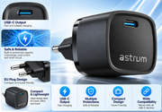Astrum WATZ20P 20W GaN USB-C PD Fast Charger with Smart IC – WATZ20P