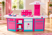Barbie Kids Pretend Play Kitchen Set – Pink & Turquoise