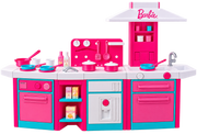 Barbie Kids Pretend Play Kitchen Set – Pink & Turquoise