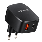 Astrum PRO PD35 33W USB-C PD Dual Wall Charger with USB-A – PRO PD35