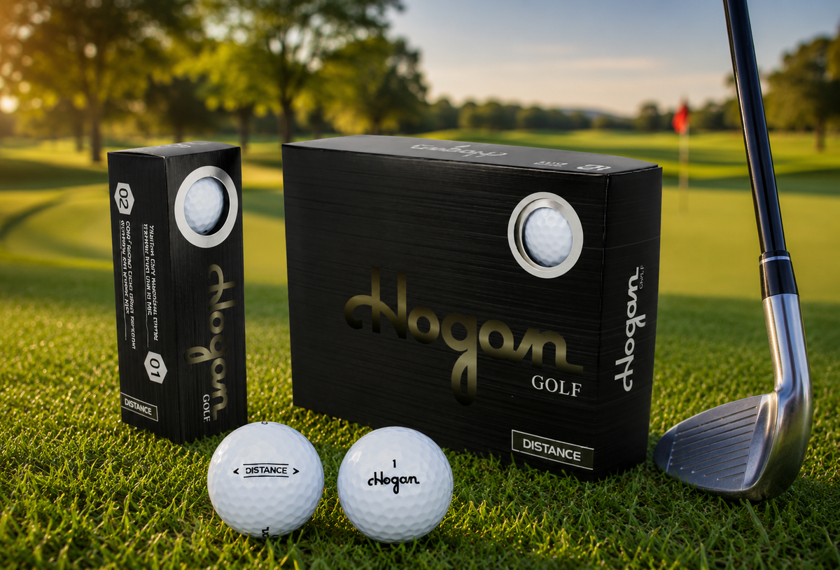 Hogan Distance White Golf Balls- 12 Pack