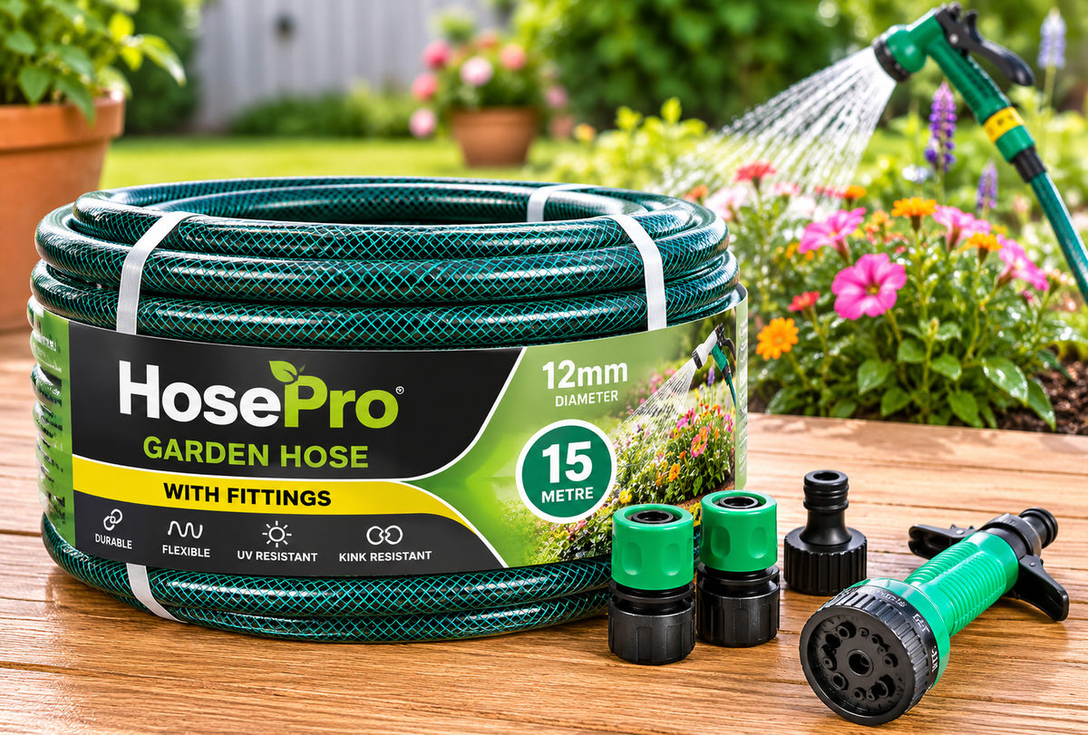 HosePro Garden Hose With Fittings