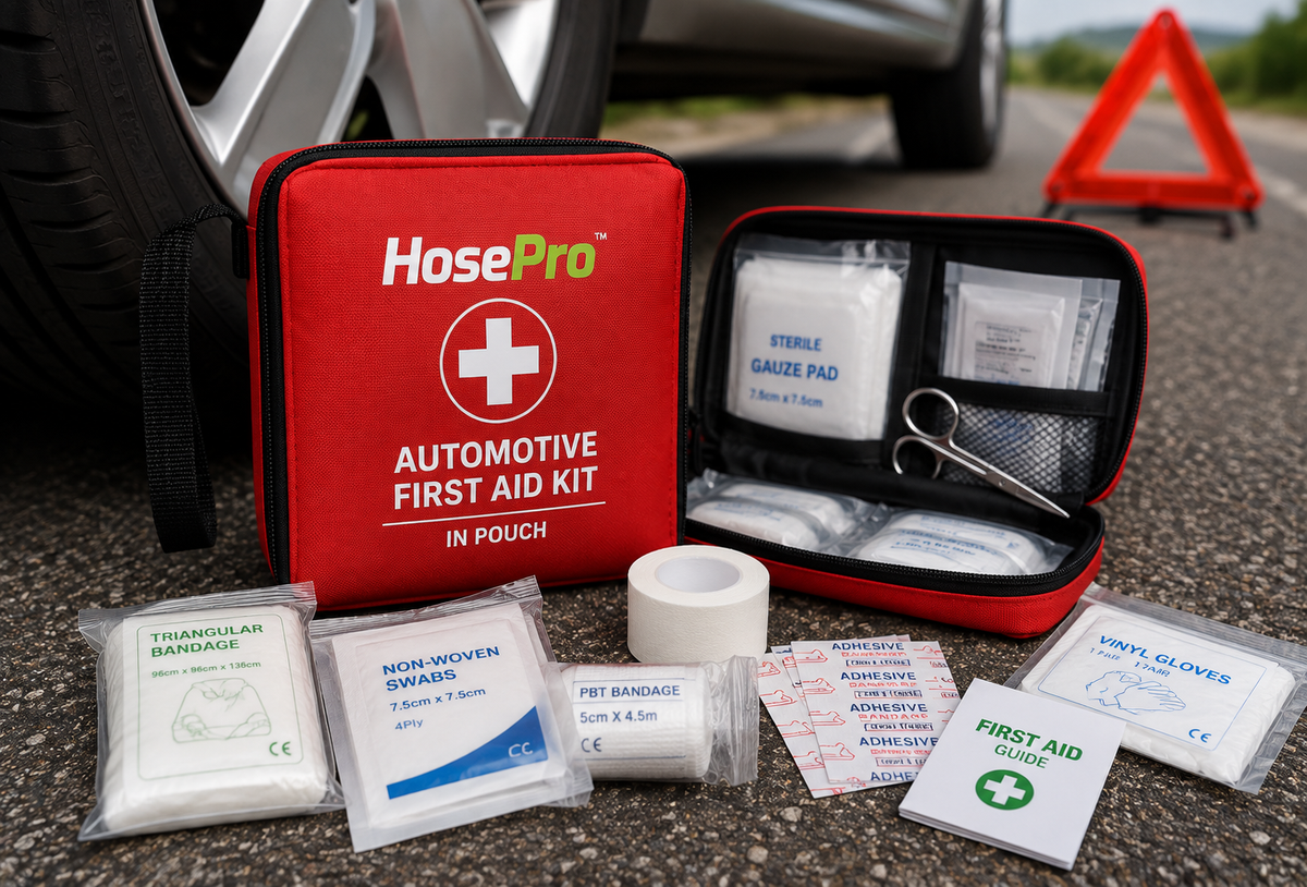 Automotive First Aid Kit In Pouch