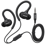 Philips TAA1105 Wired In - Ear Hook Sport Headphone - Black