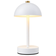Uplift Rechargeable Cordless Dome Table Lamp - White