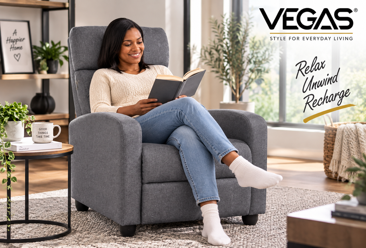 Vegas Recliner Grey - VRC-299G