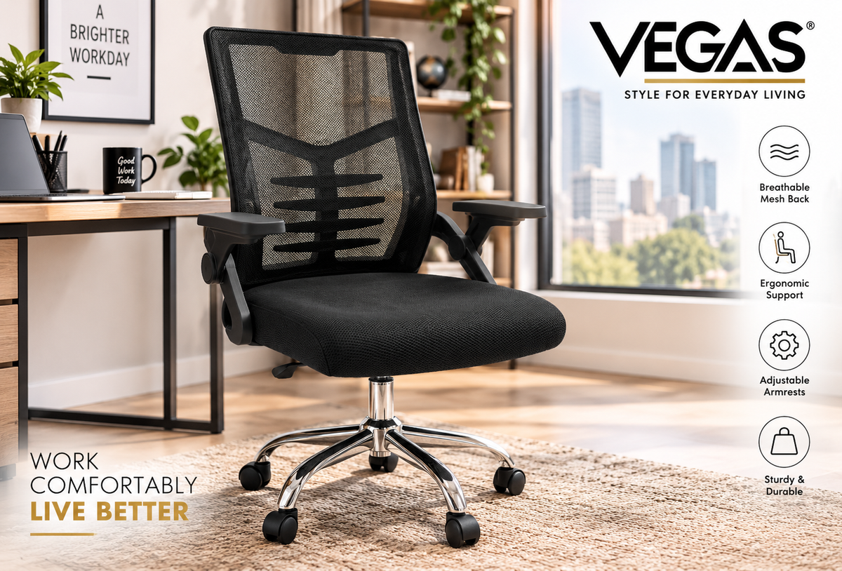 Vegas Mid-Back Mesh Office Chair - VOC-9060