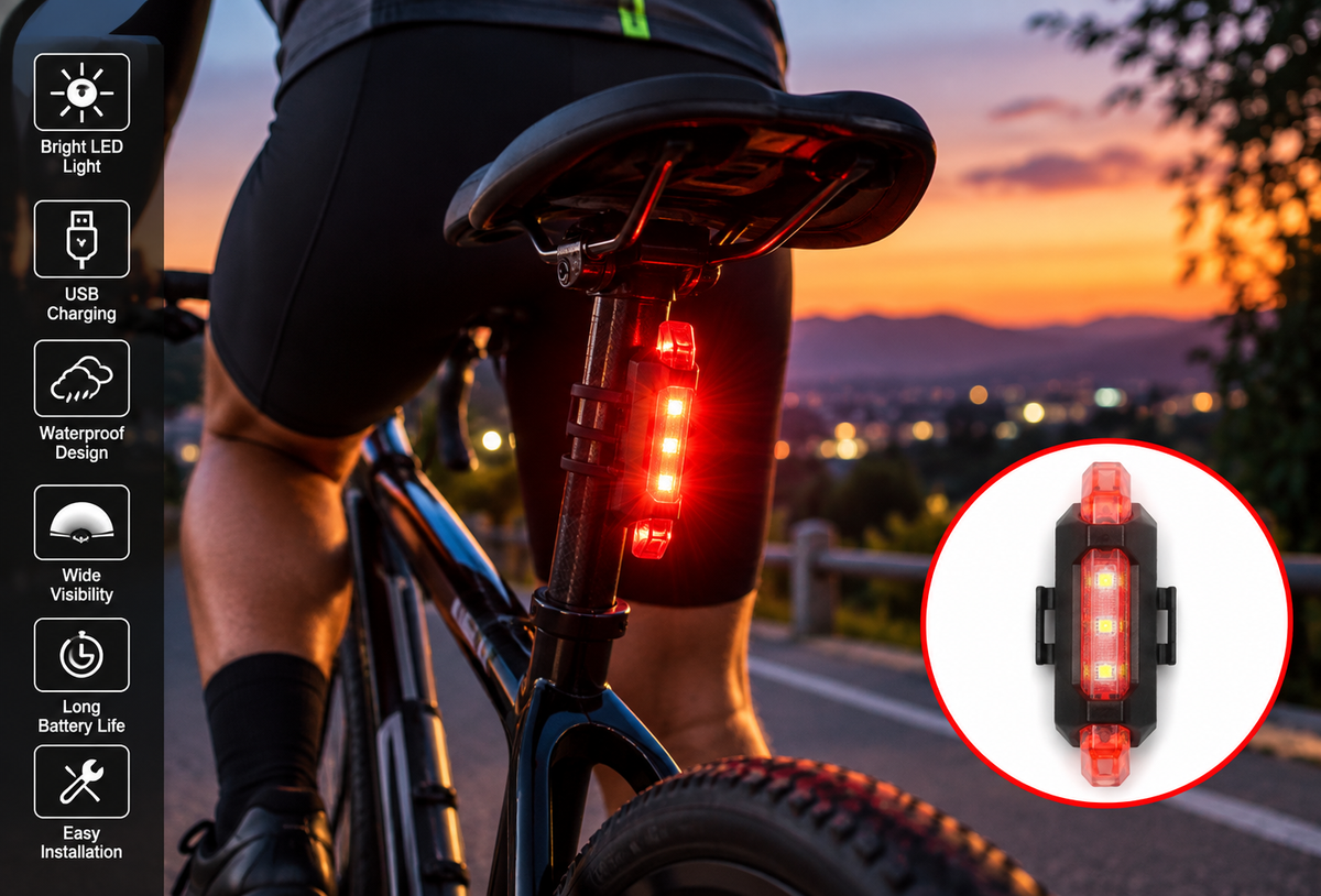 Rechargeable Bicycle Safety Light – CYGM-918