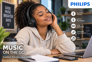 Philips TAH2209 BT On Ear Headphone with Mic-Black