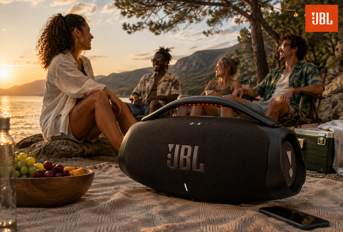 JBL Boombox 3 Portable Bluetooth Speaker - Black
