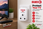 Ellies - 1-Way TV Surge Adaptor with SANS 164-2