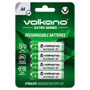 Volkano Extra Series Rechargeable AA Batteries – 4 Pack