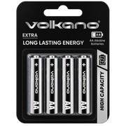 Volkano Extra Series Alkaline AA Batteries – 4 Pack