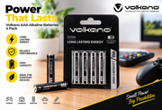 Volkano Extra Series Alkaline AAA Batteries – 4 Pack