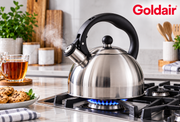 Goldair 2.5L Stovetop Whistling Kettle - Stainless Steel GGIK-2500S