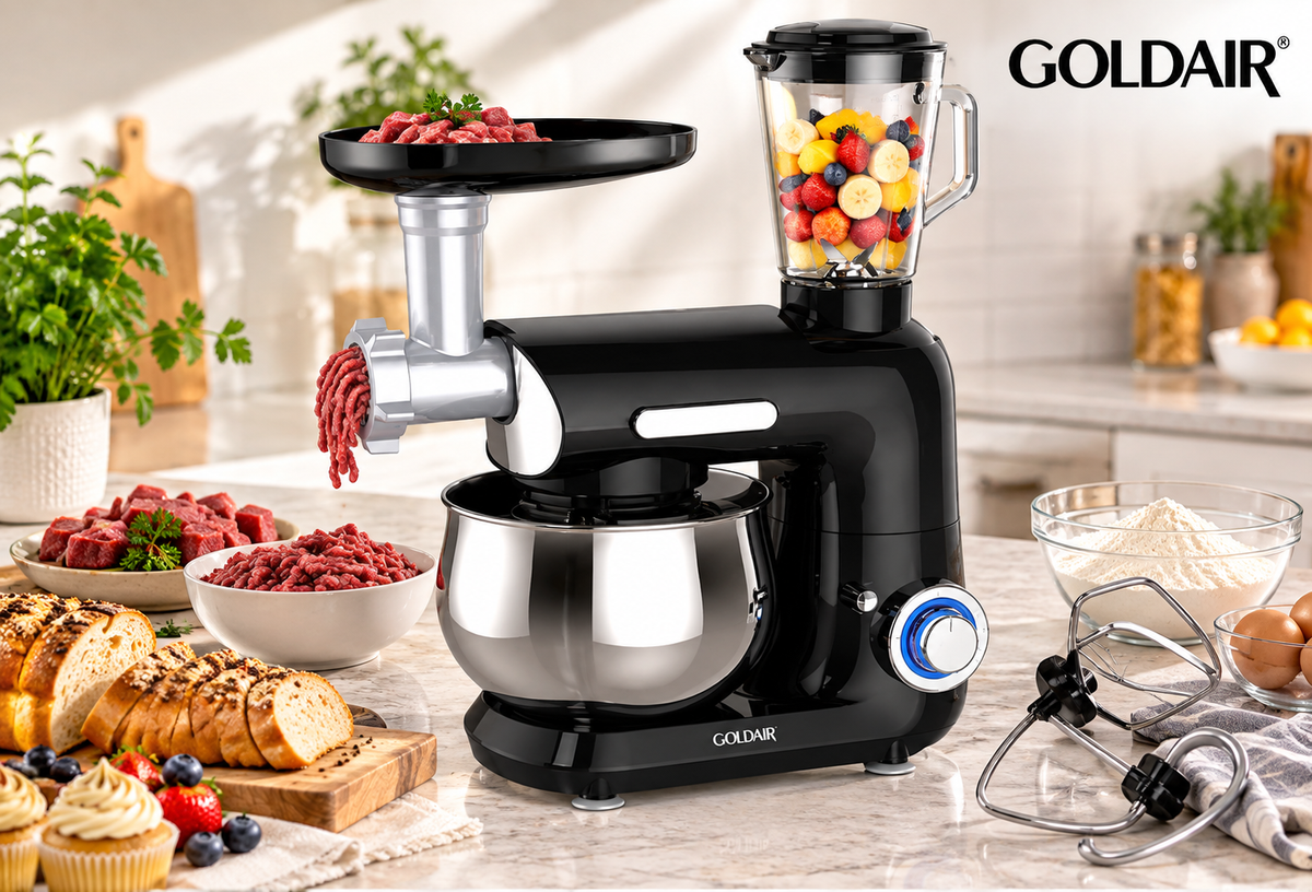 Goldair Black Stand Multi Kitchen Machine