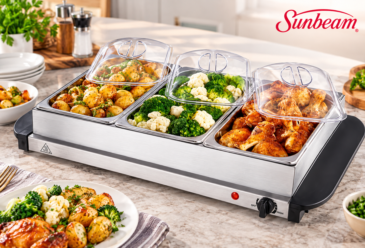 Sunbeam SPB-300D 7.5L Triple Pan