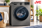 JVC 12kg Front Loader Washer Dryer Combo Grey