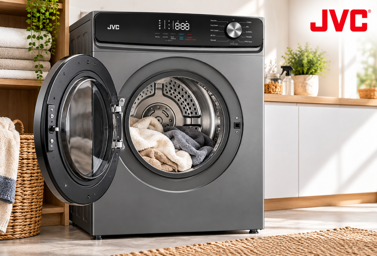 JVC 9kg Vent Tumble Dryer WG-NLDD09H5S