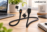 Rugged by Volkano VK-4100-UC1 Waterproof and Dustproof USB to Type-C Cable - 1.2m