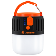 Rugged by Volkano VK-4107-BK 500lm Rechargeable Solar LED Lantern with Power Bank