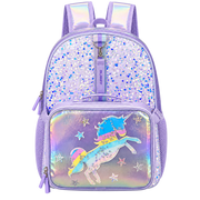 Quest QT-9216-LL Starburst Backpack & Lunch Combo Lilac