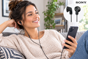 Sony MDR-E9LP/BC_E MDR-E9LP (Black) Stereo Earbuds