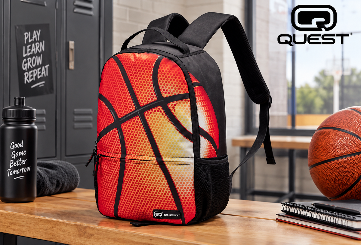 Quest QT-9220-BK Swoosh Backpack Black
