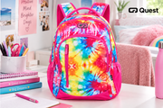Quest QT-9207-PK Tie-Dye Scholar 30L Backpack Pink