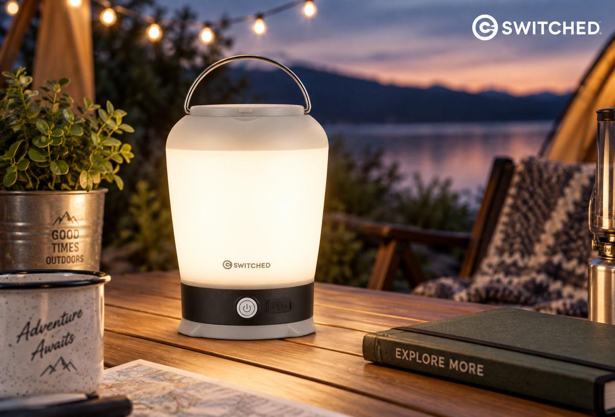 SWITCHED Stella Rechargeable Lantern - SWD-50026-GR