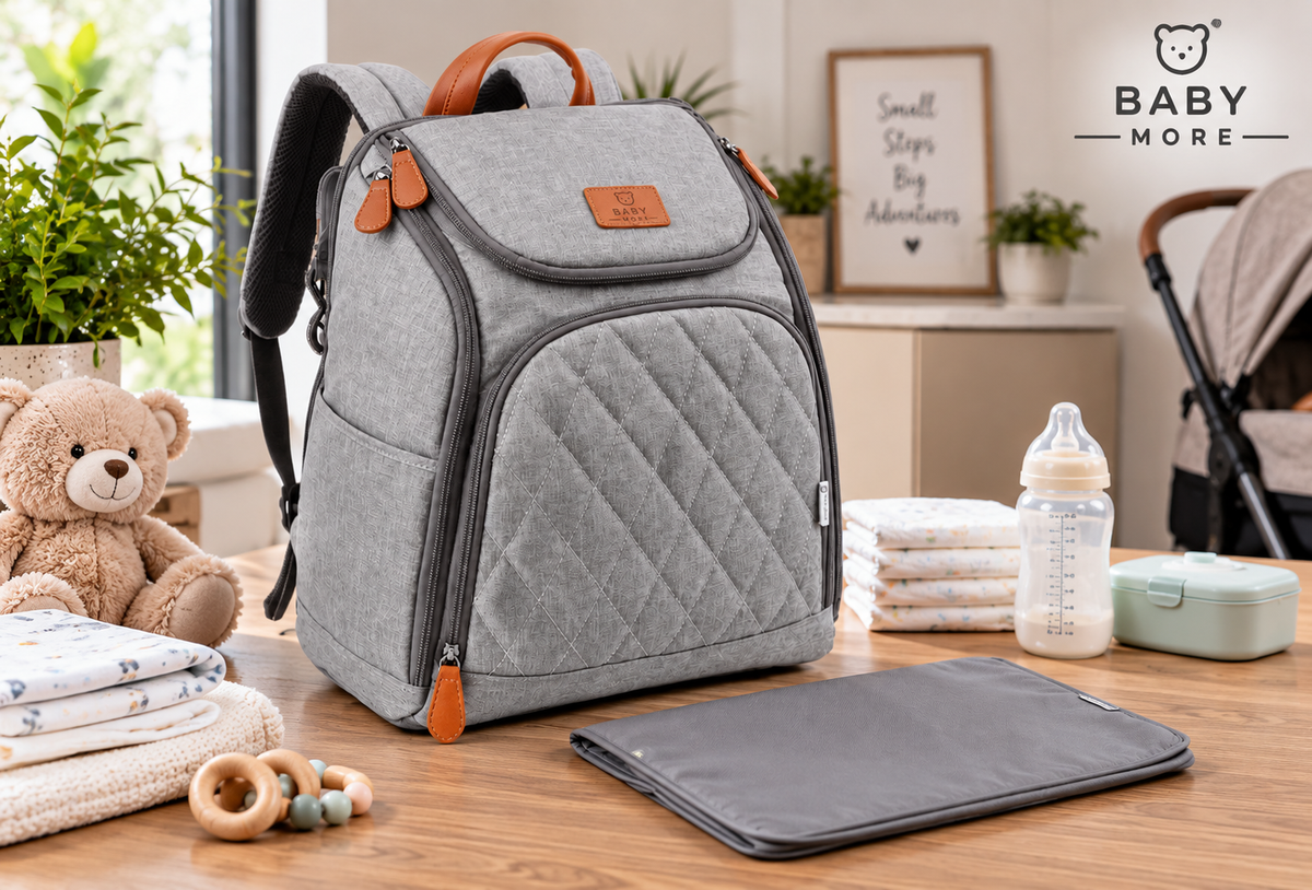 Totes Babe Montana Diaper Backpack - TB-1014-GR