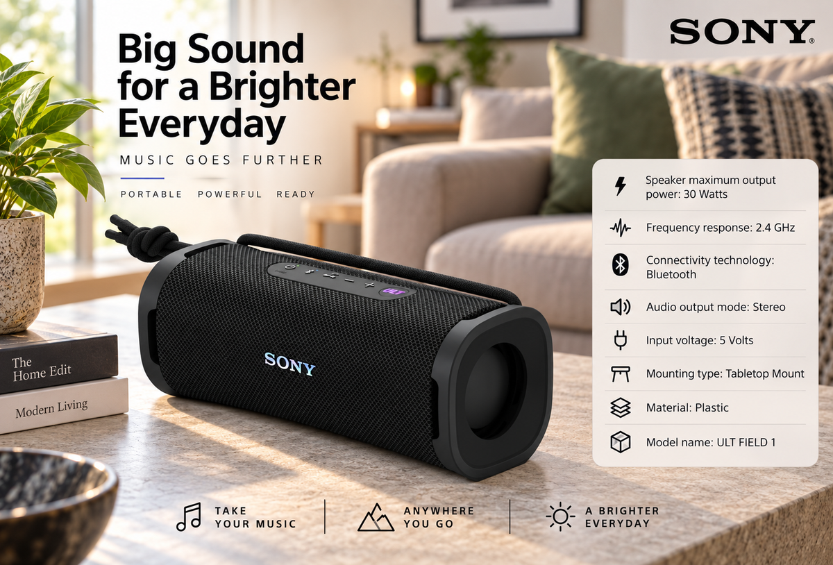 Sony SRS-ULT10/BZE ULT Field 1 - Black