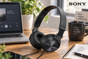 Sony MDR-ZX110/BCE MDR-ZX110 Foldable Headphones - Black