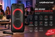 Volkano VK-3900-D8 Helios Series Dual 8" Party Speaker