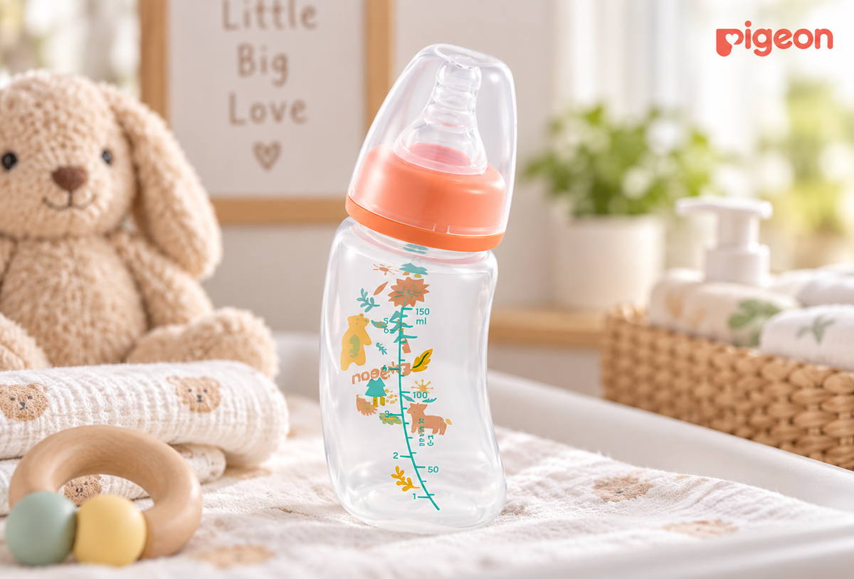 Pigeon SEL-9996 Flexible Curve Bottle 150ml - Forest