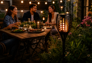 Solar Tiki Light - 54 LEDs, Up to 8 Hours Runtime