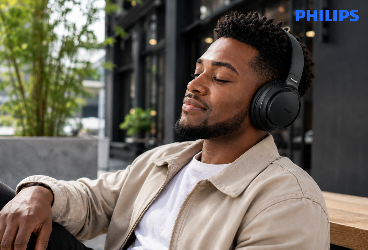Philips TAH6509 Bluetooth Over - Ear ANC Headphone - Black
