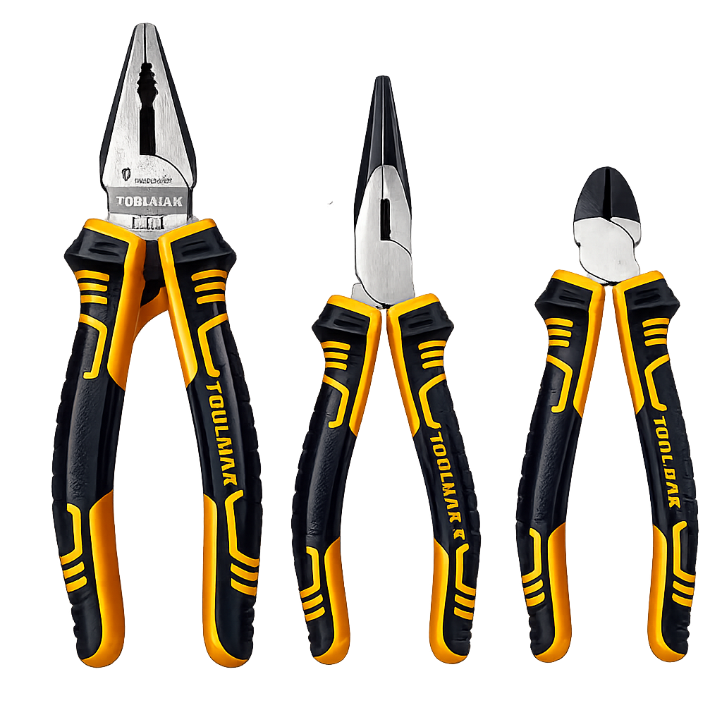 Toolmak 3 Piece Pliers Set