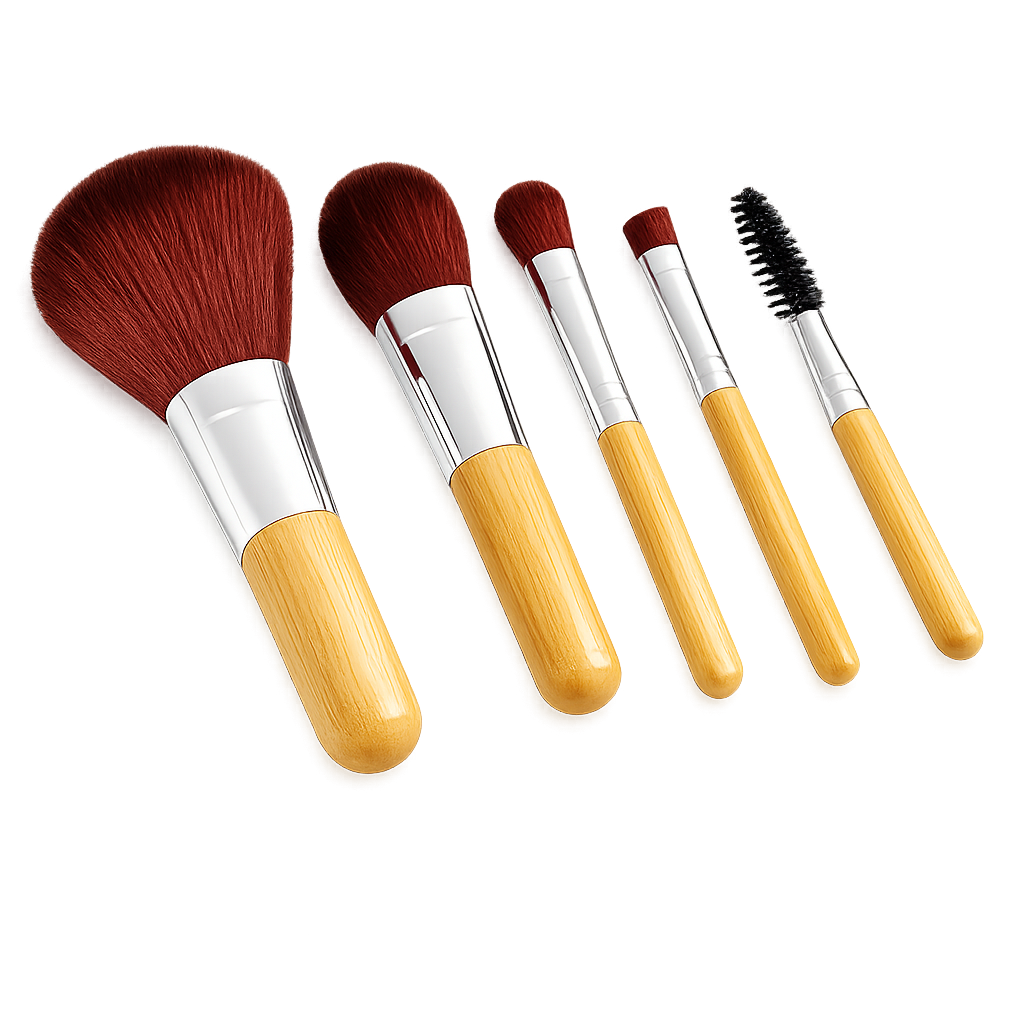 Lacura Beauty Bamboo Make Up Brush Set - 5 Piece